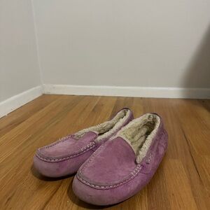 Ugg Cozy Pink Suede Slippers